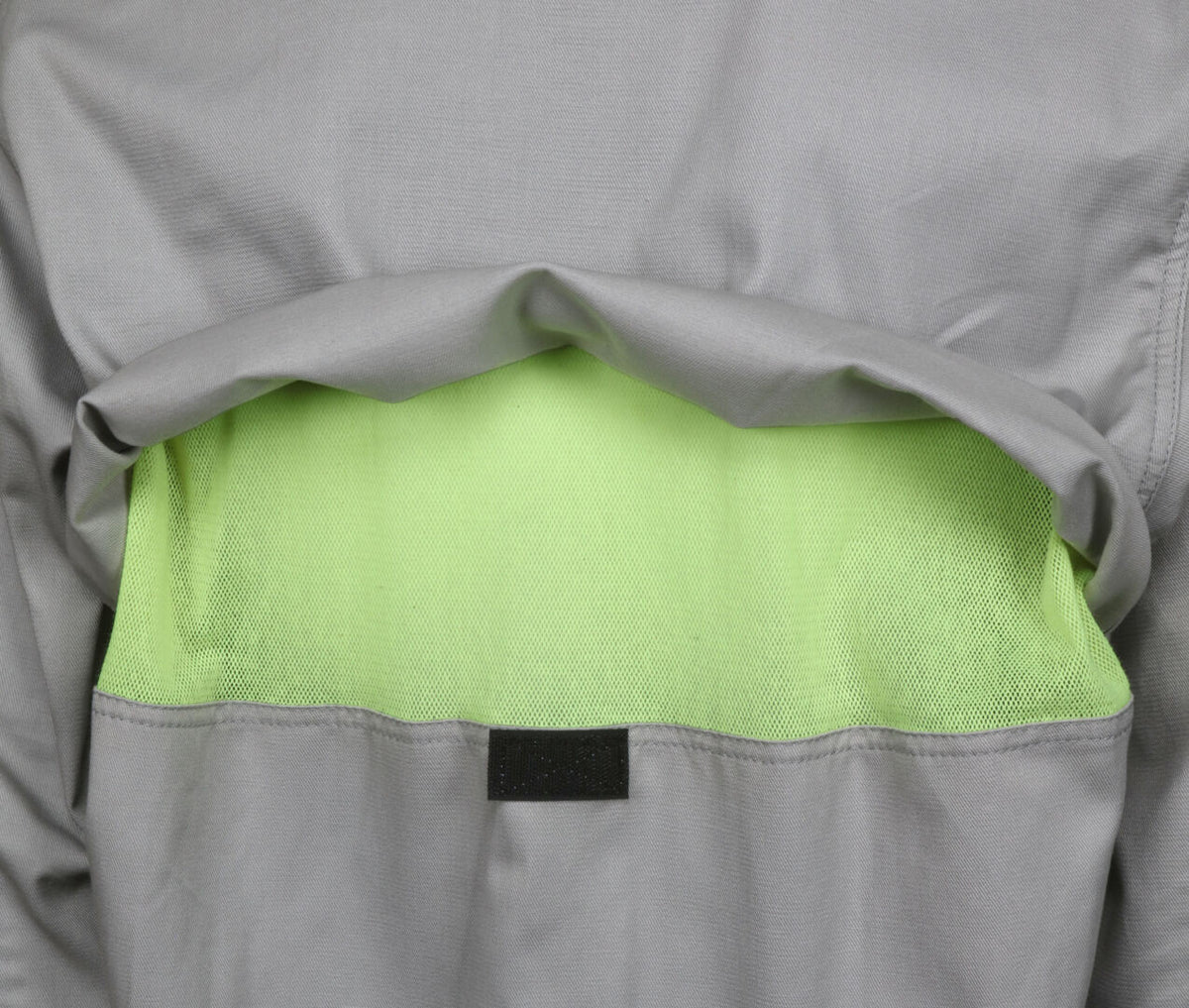 MCR Safety SBS2001 - Summit Breeze ® Flame Resistant (FR) Shirt - Gray 7-ounce 100 % Cotton Material - Long Sleeve Shirt with Vented Underarms and Back - CAT 2 - ASTM F1930 Tested - Zero 2nd and 3rd Degree Burn when Wearing our P2D FR Jeans! — manufacturer image 5