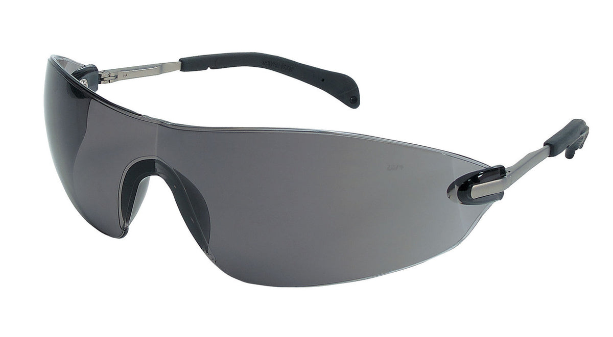 MCR Safety S22 - S22 Series Safety Glasses - Soft Non-Slip Temple Material - Smaller Lens Design - Frameless Design for Unobstructed View - Metal Alloy Hybrid Temples — manufacturer image 5