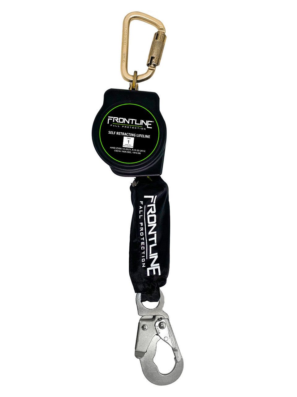 Frontline Fall RPA061S RPAS Aramid Fiber Web Single Leg SRL with Steel Snap Hook End product image