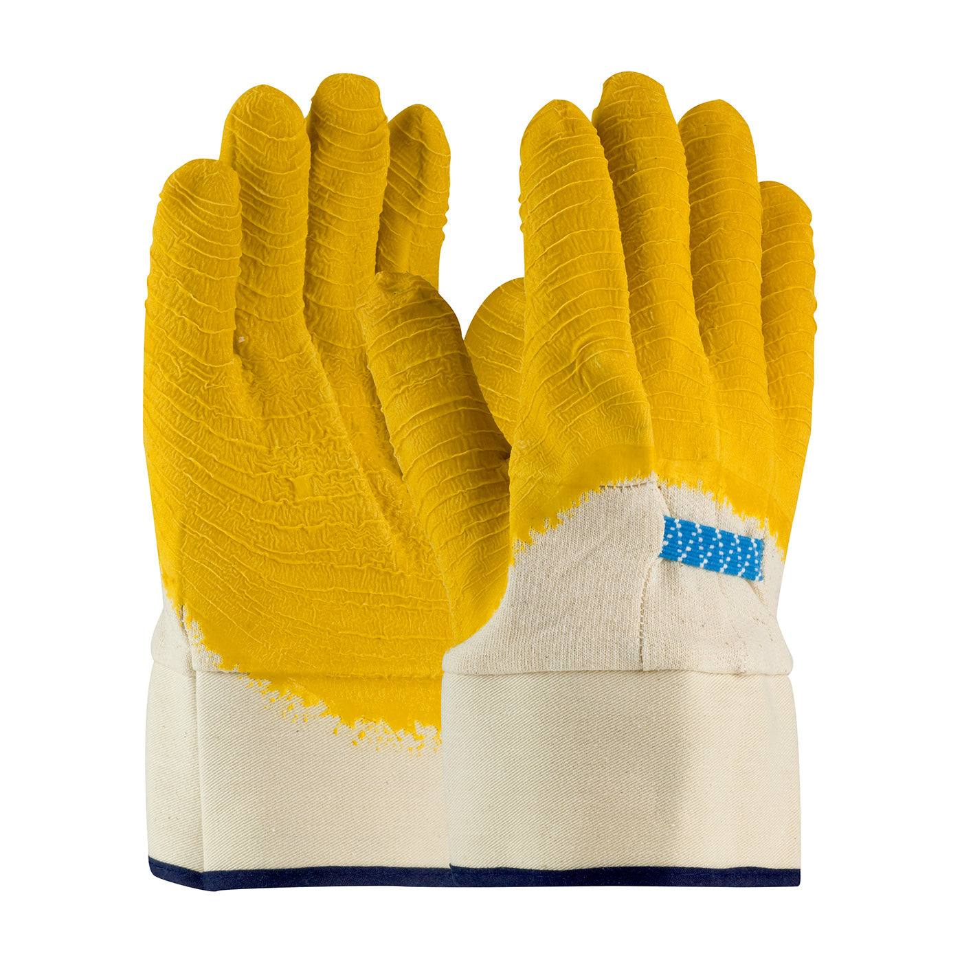 PIP 55-3273 – Latex Coated Glove with Jersey Liner and Crinkle Finish on Palm, Fingers & Knuckles - Plasticized Safety Cuff