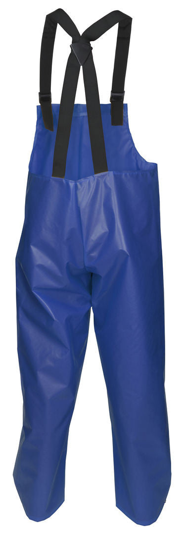 MCR Safety 563BF - Navigator Series Rain Gear - .25mm TPU / Nylon Rainwear - Waterproof Blue Rain Pants - Plain No Fly Front — manufacturer image 2
