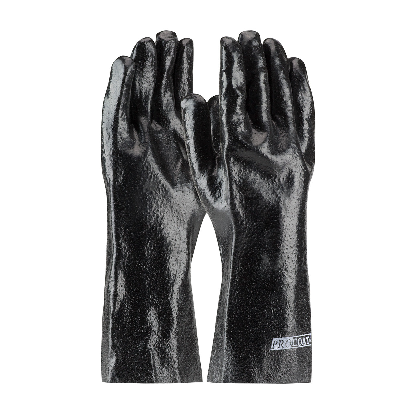 PIP 58-8040R – Premium PVC Dipped Glove with Interlock Liner and Semi-Rough Finish - 14" Length