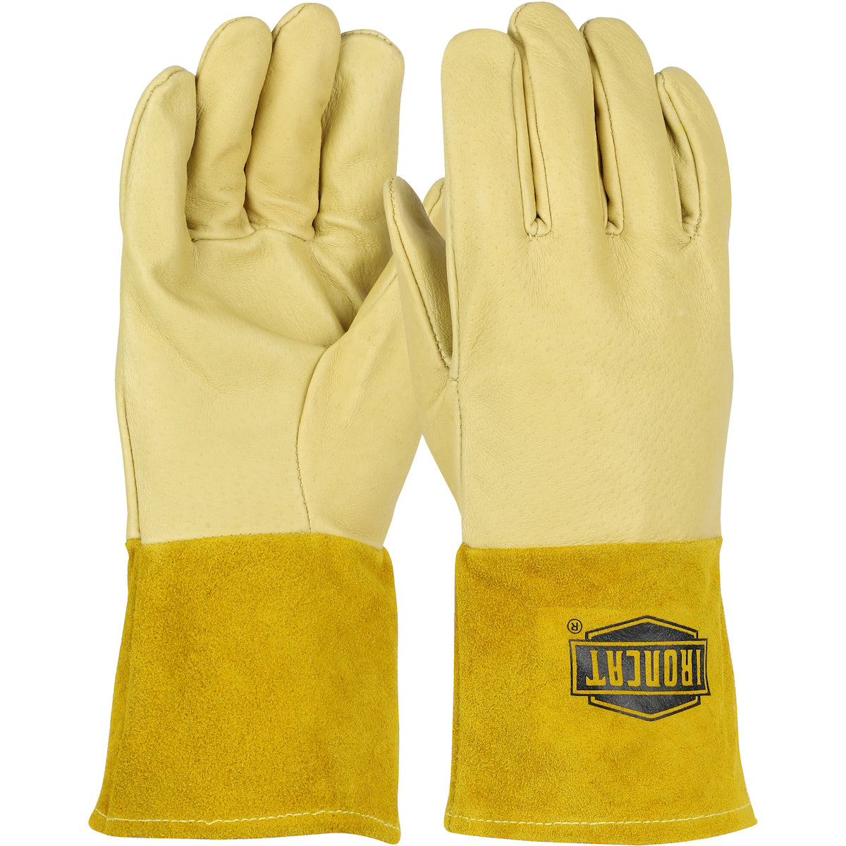 PIP Ironcat 6021 Premium Top Grain Pigskin Leather MIG Welder's Glove with Kevlar® Stitching - 4" Gauntlet Cuff