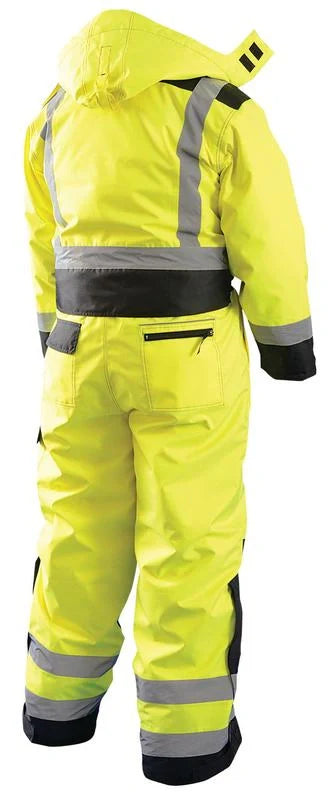 Occunomix High Visibility Winter Coverall Knee Pads Yellow L model LUX-WCVL-YL