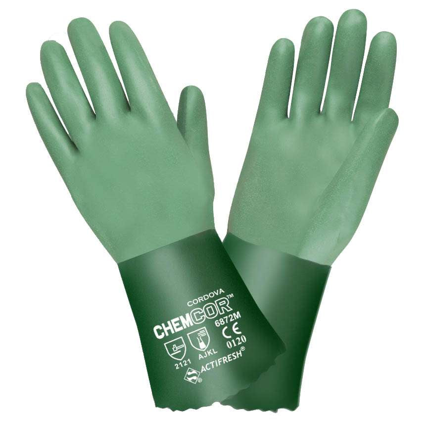 Cordova Chem-cor™ Green Double Dipped Neopren #687 - 6872XL
