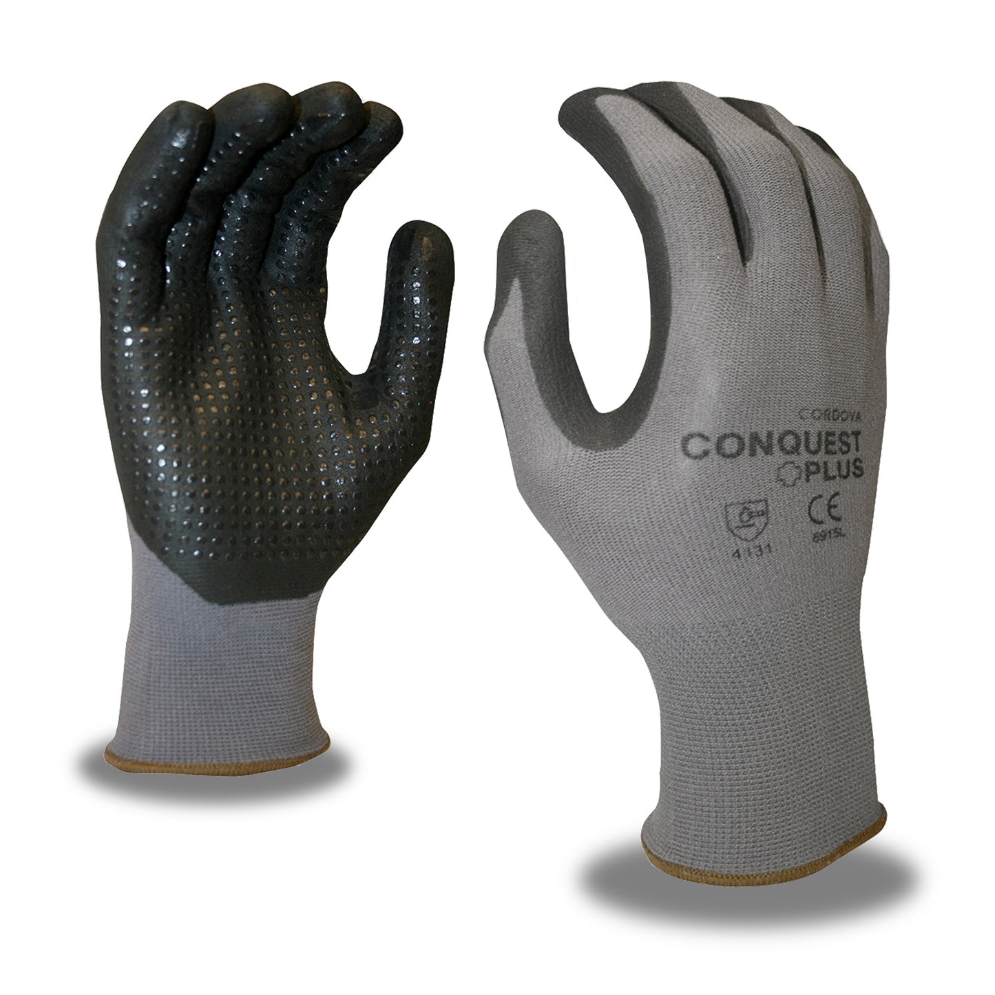 Conquest Plus™, Nitrile, Foam, Dots: #6915