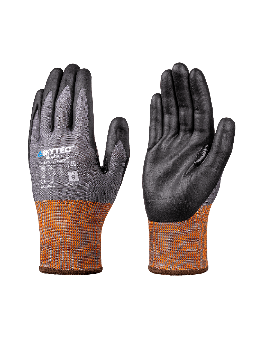 Sapphire Zircon Foam™ - SKG00104BB - Cut Resistant Gloves - cut level A4 - red