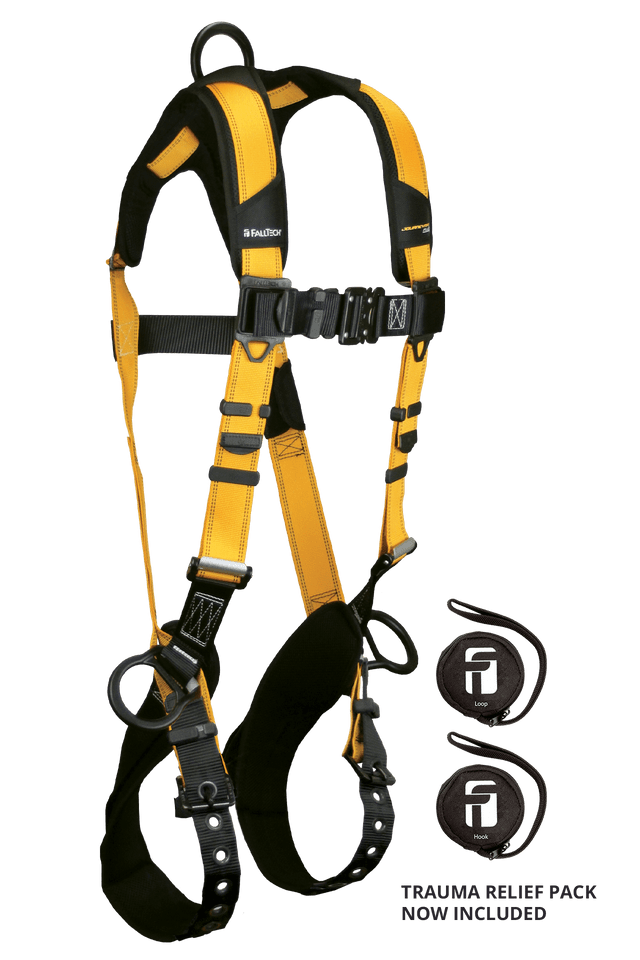 FallTech Journeyman Flex Aluminum 3D Standard Non-belted Full Body Harness, Tongue Buckle Leg Adjustment product image
