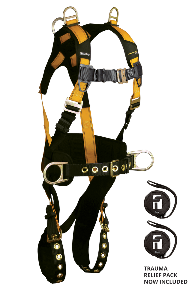 FallTech Journeyman Flex Steel 5D Construction Retrieval Full Body Harness product image