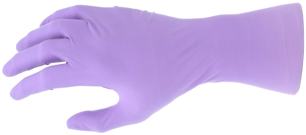 ChemTech Nitrile-Neoprene-Latex Disposable Gloves, 6 Mil, Powder-Free, Industrial Grade