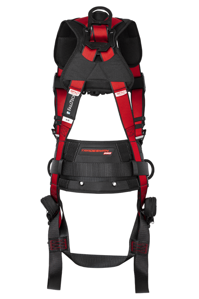 FallTech Tradesman Pro 3D Construction Belted Full Body Harness, Tongue Buckle Leg Adjustments product image