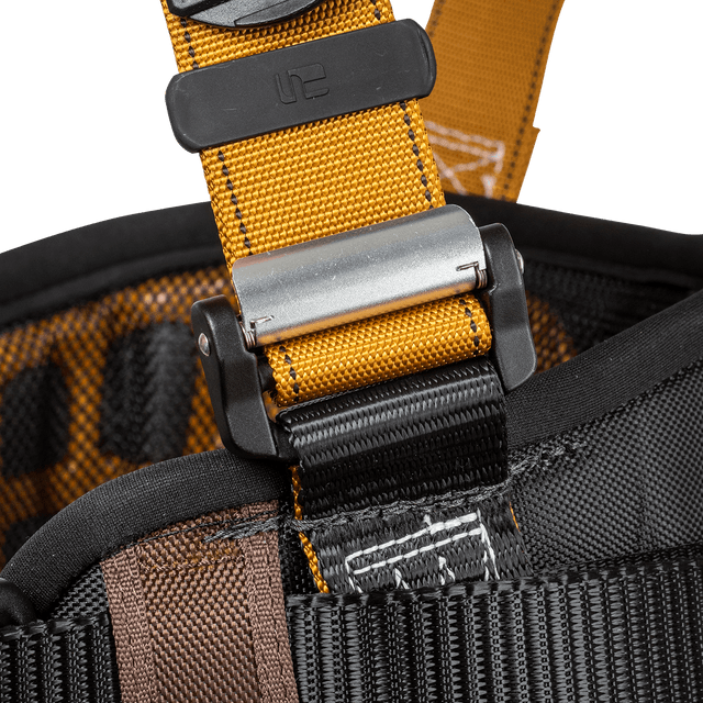 FallTech Advanced ComforTech Gel 3D Construction Belted Full Body Harness, Tongue Buckle Leg Adjustment product image