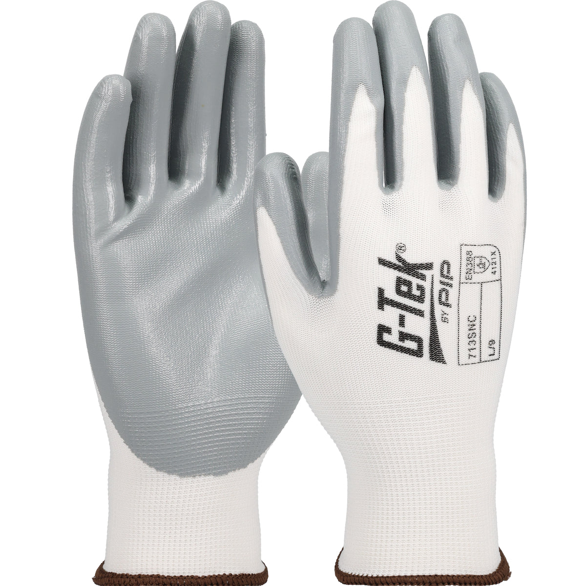 PIP 713SNC/6 glove - chemical resistant - White