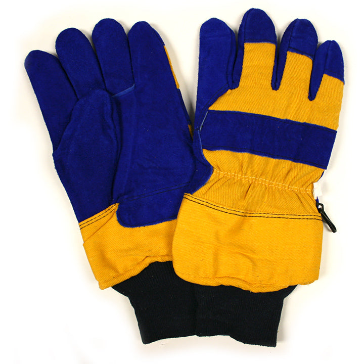 Cordova Blue Split Leather Palm, Yellow Canvas B #7465 - 7465M