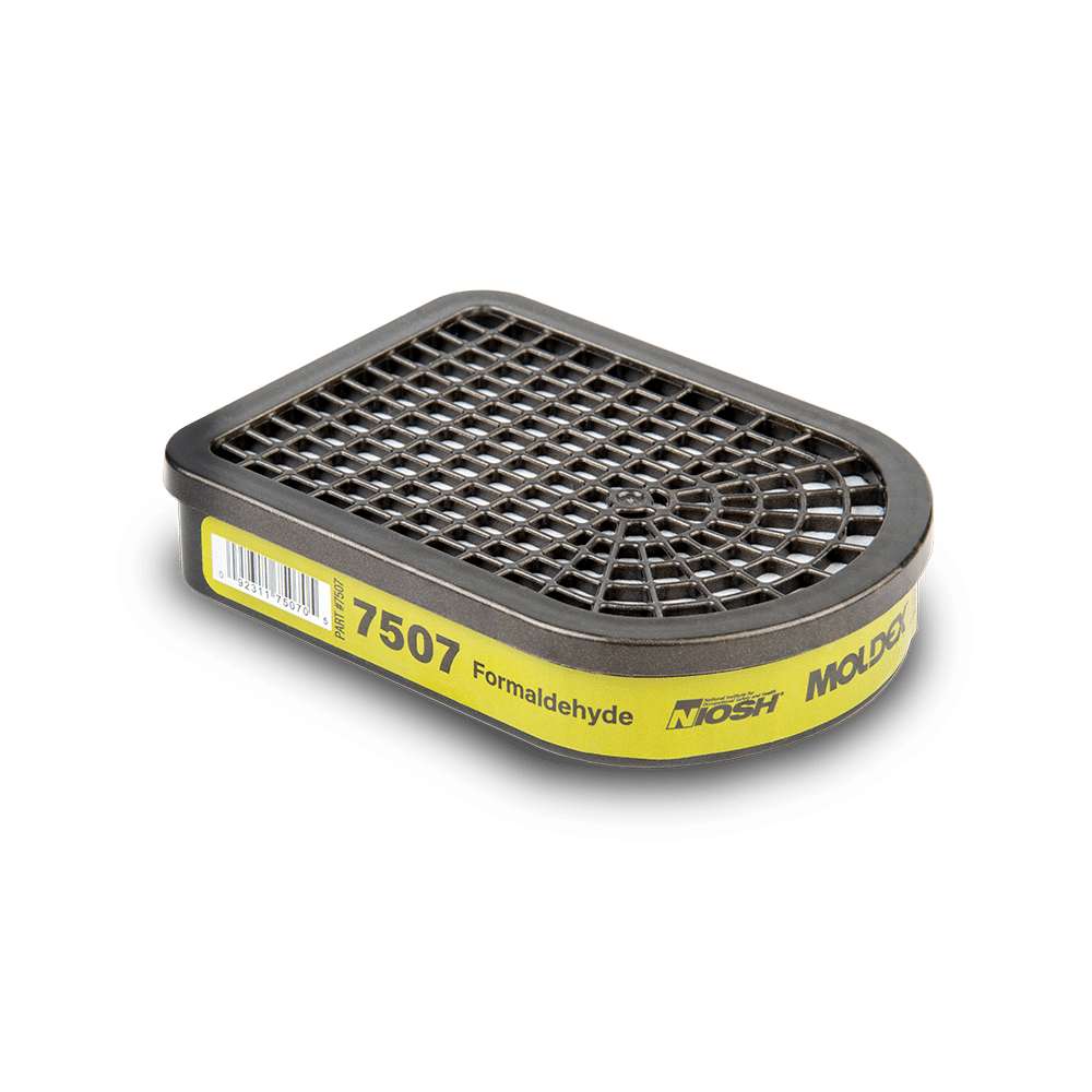 Semi-Rectangular Formaldehyde Cartridges For 7000/7800/9000 Series Respirators - Moldex 7507