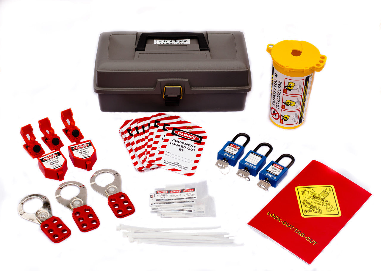 ZING Lockout Tagout Tool Box Kit - 7671