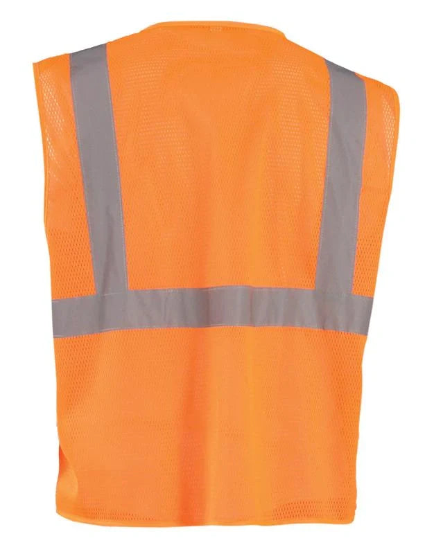Occunomix Mesh Standard Vest Hi-Vis Safety Vests Orange XL model ECO-IM-OXL