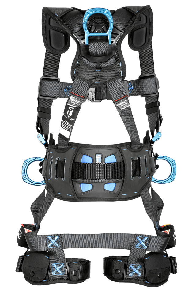 FallTech FT-One 3D Construction Belted Full Body Harness, Tongue Buckle Leg Adjustments product image