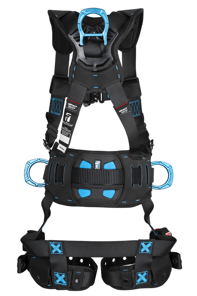 FallTech FT-One 4D Construction Climbing Full Body Harness, Tongue Buckle Leg Adjustments product image