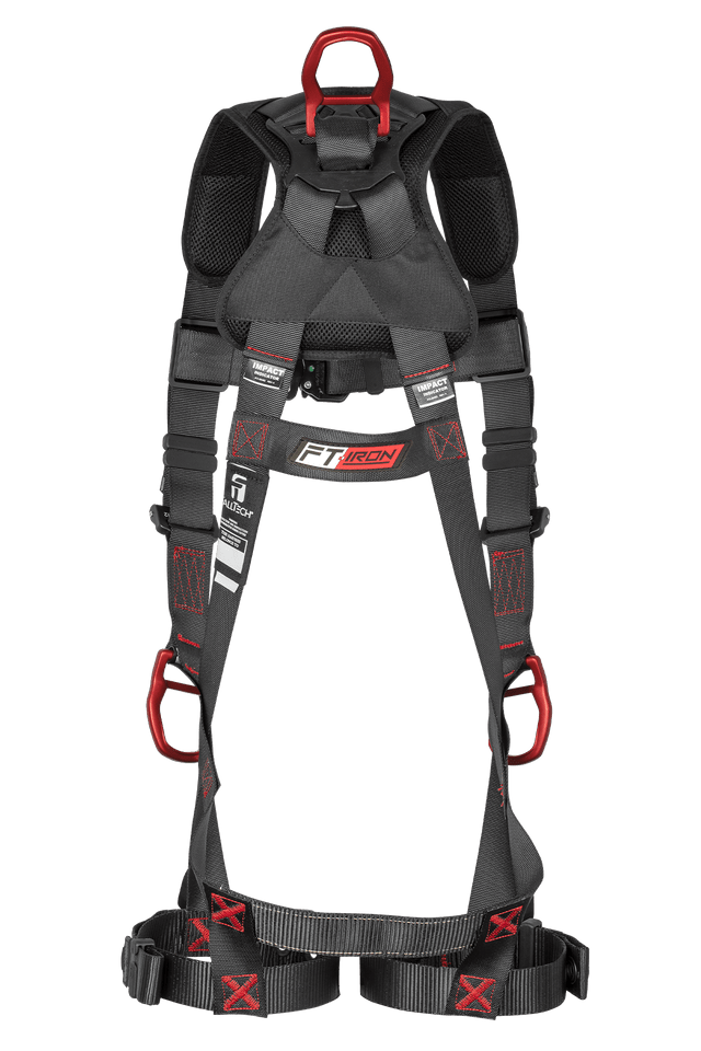 FallTech FT-Iron 3D Standard Non-belted Full Body Harness, Tongue Buckle Leg Adjustment product image