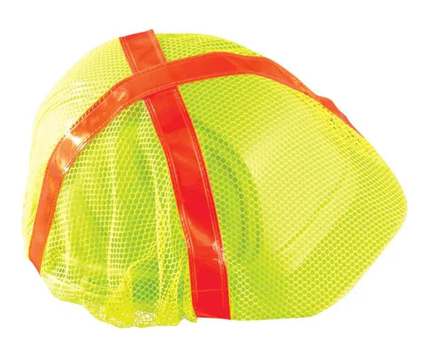 Occunomix High Visibility Hard Hat Cover Regular Brim Individual Hard Hat Accessories Orange One Size model V896-RO