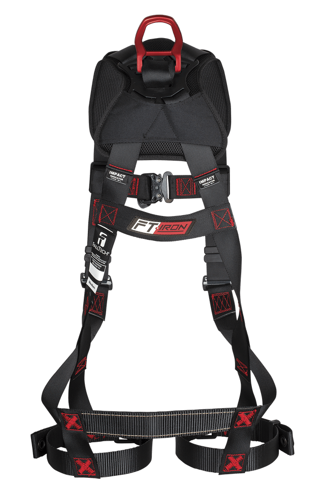FallTech FT-Iron 2D Climbing Non-Belted Full Body Harness, Tongue Buckle Leg Adjustments product image
