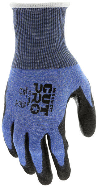 CutPro 18-Gauge HPPE Shell, Black Polyurethane Palm Coat, ANSI A7 Cut Resistance