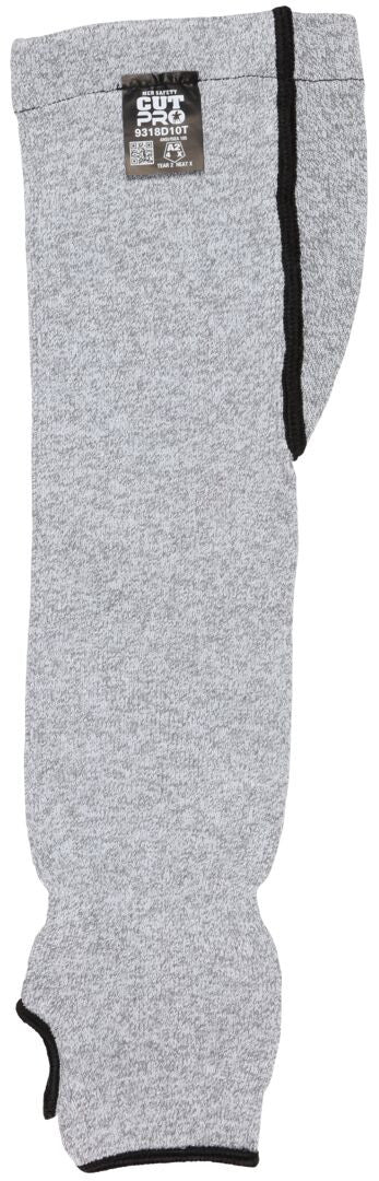 CutPro Cut-Resistant Sleeve, 10-Gauge Dyneema, Thumb Slot, 18-Inch