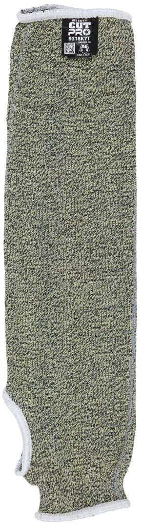 CutPro Hero Cut-Resistant Sleeve, ARX Aramid, ANSI A6, 18-Inch, Thumb Slot