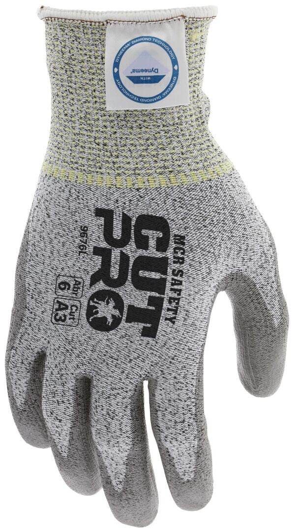 Honey Grip® String Knit Work Gloves, PVC Honeycomb Coating, Knit Wrist