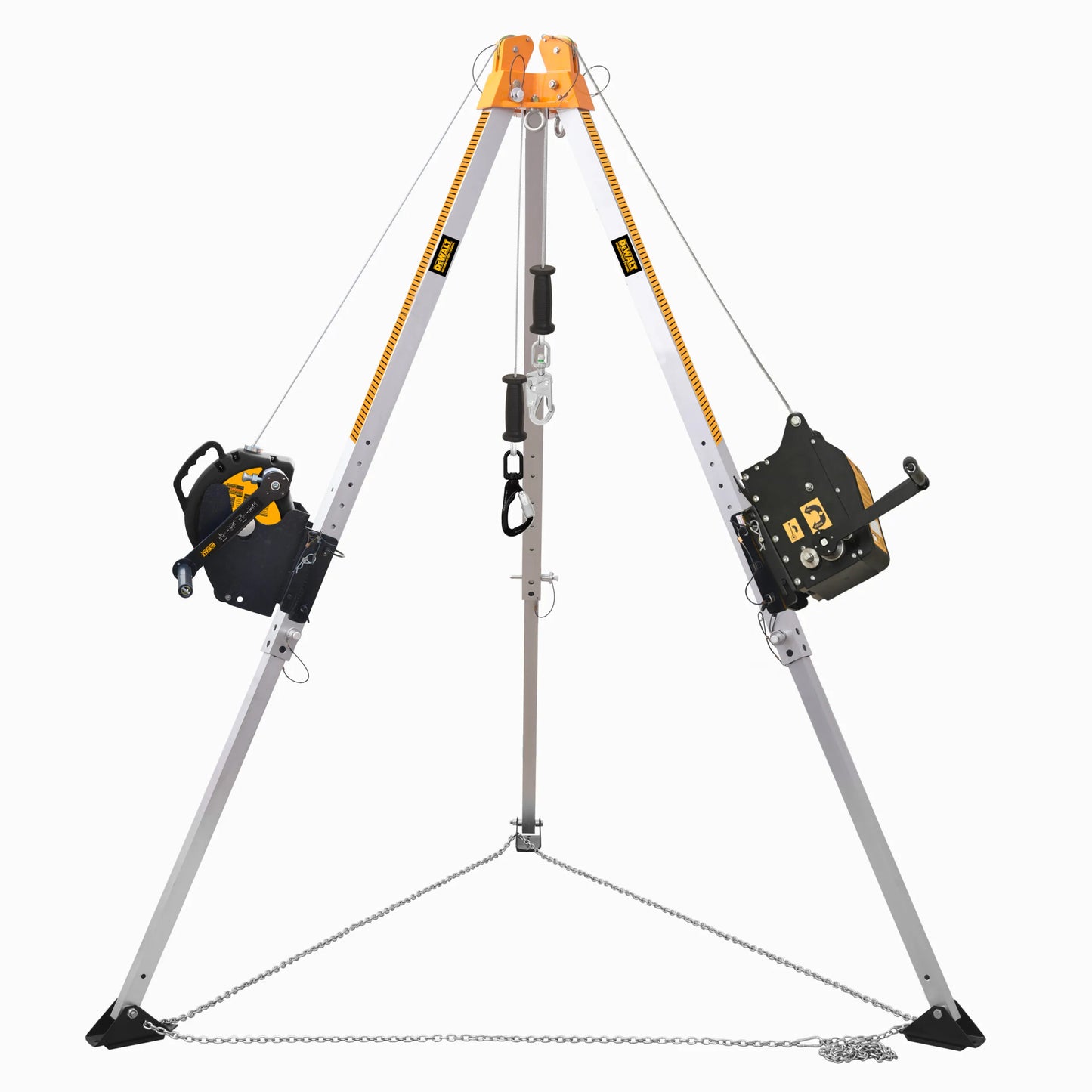 DXFP421500 DEWALT Tripod System with 60 ft. (18.2 m) Winch and a 60 ft. (18.2 m) Retrieval SRL