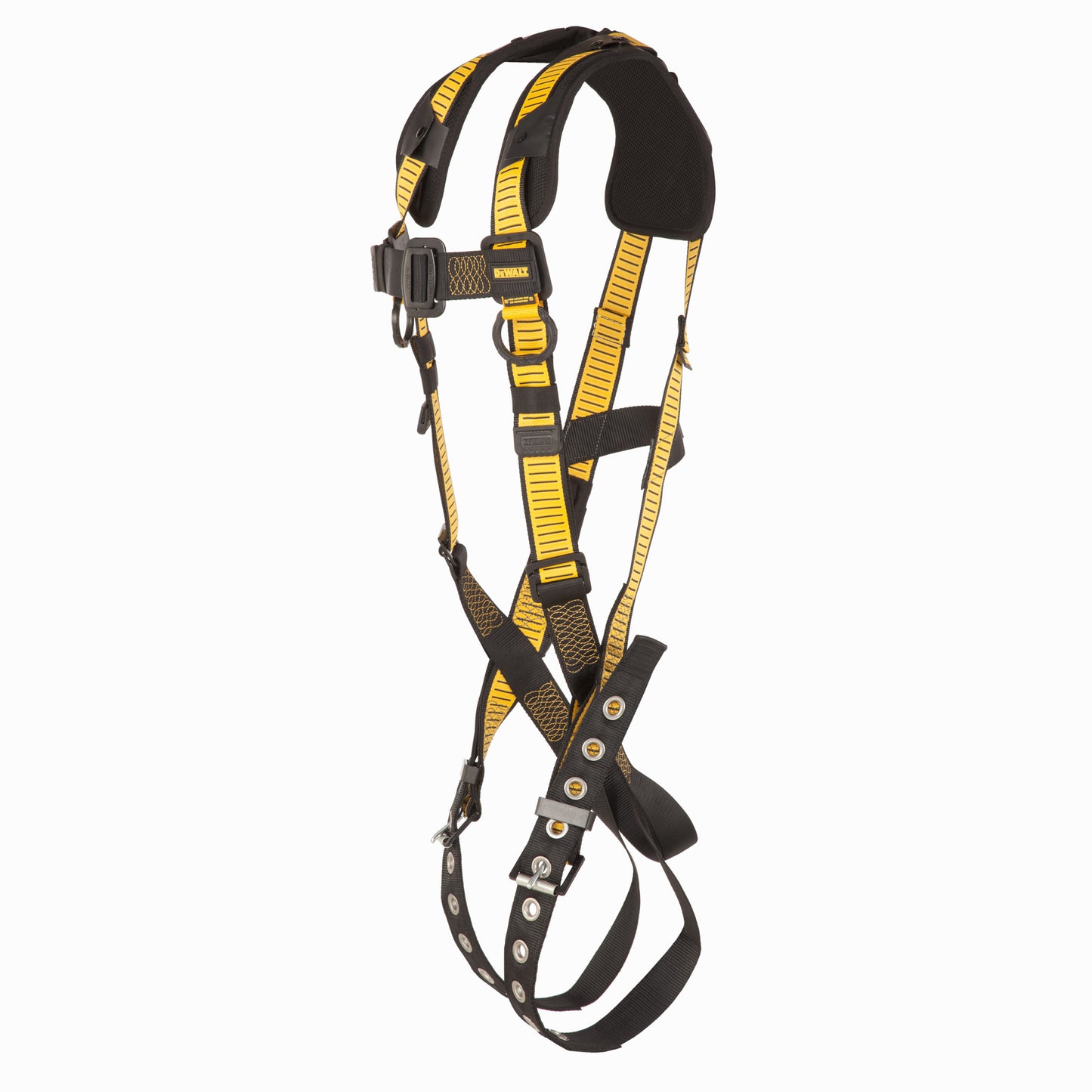DXFP512006(L-XL) DEWALT D1000 HARNESS Vest Style, 5-Point, back d-ring, PT chest, TB legs, Shoulder pads