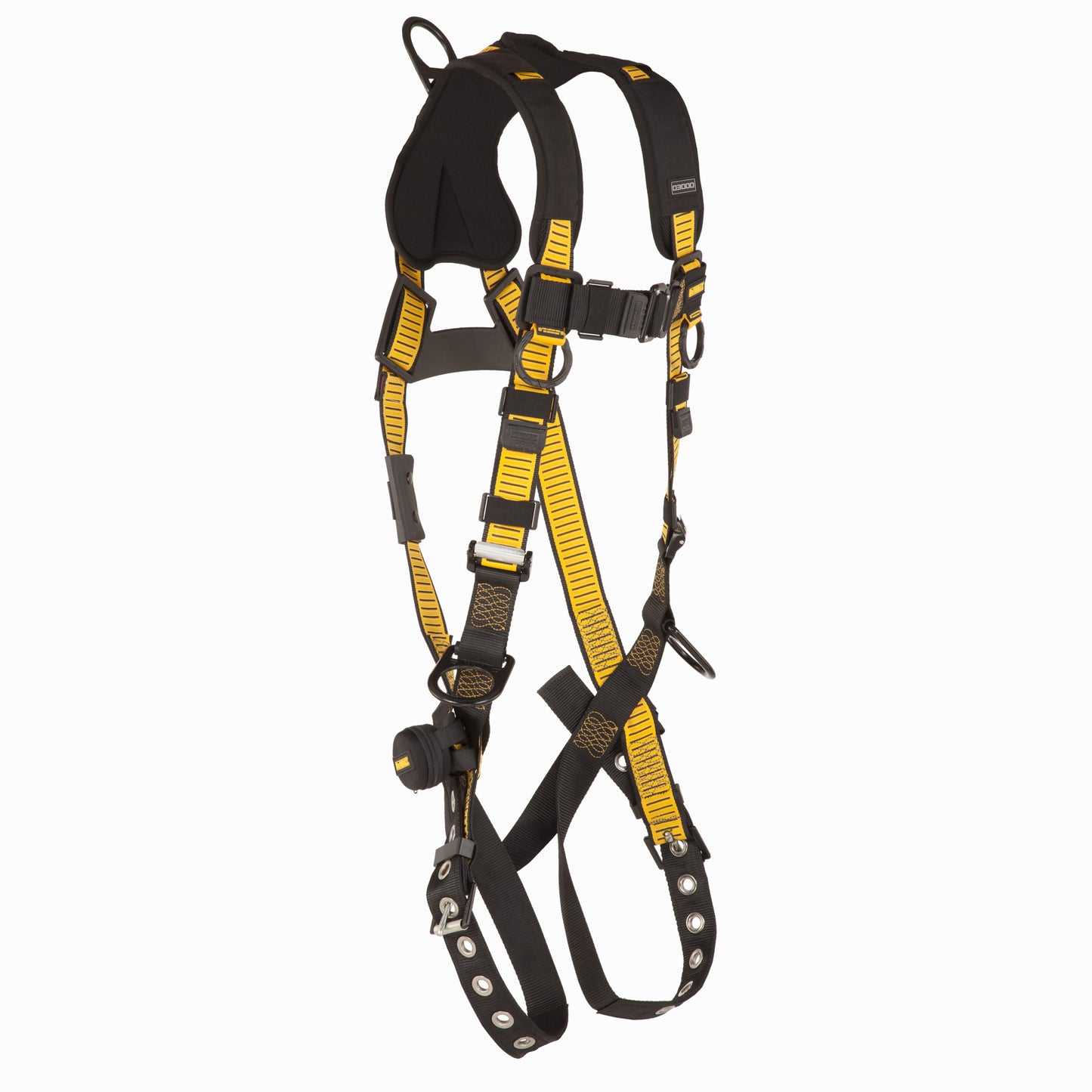 DXFP532031(L-XL) DEWALT® D3000 HARNESS Vest Style, 5-Point, Back and Side D-Ring, QC Chest, TB Legs