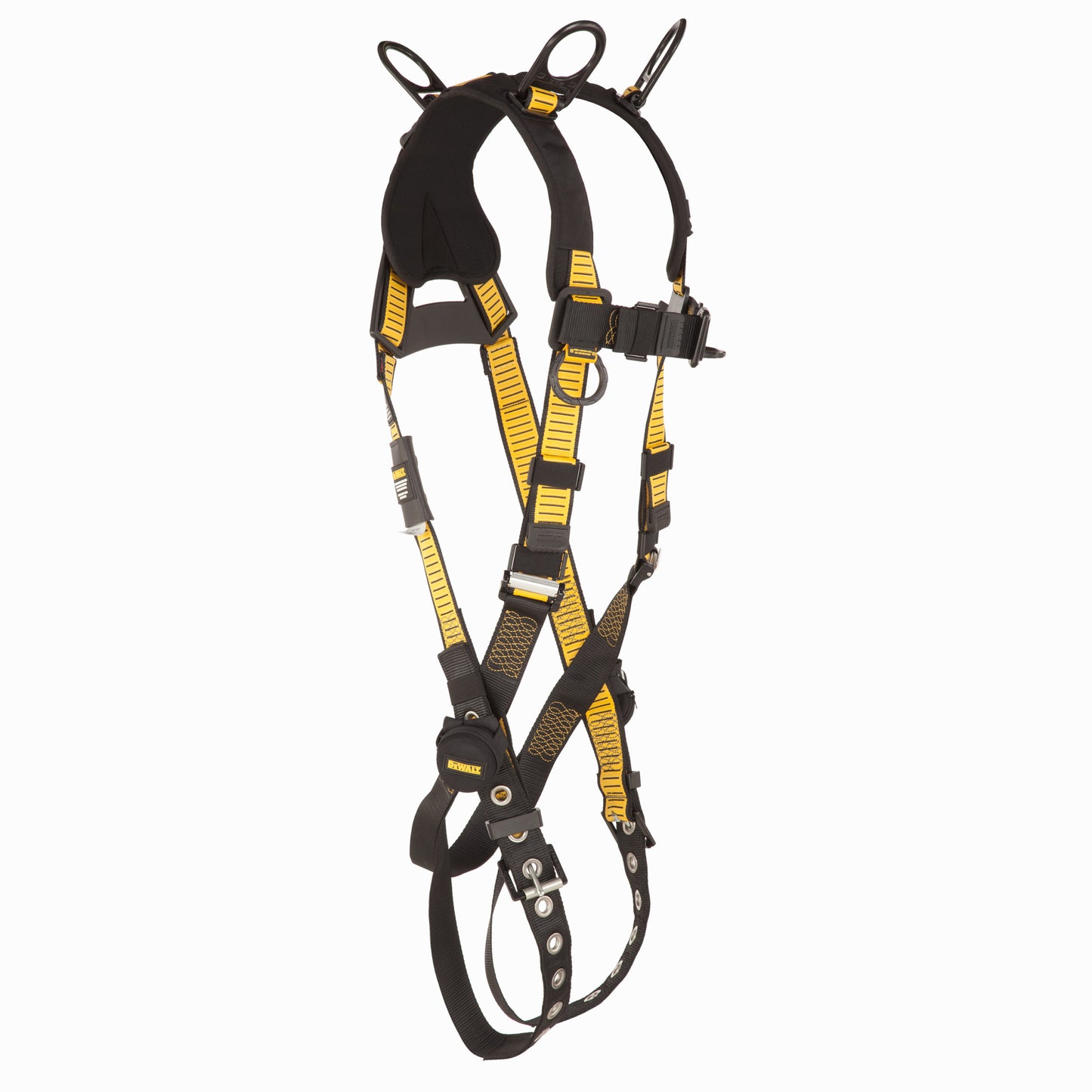 DXFP532061(L-XL) DEWALT® D3000 HARNESS Vest Style, 5-Point, Back and Shoulder D-Rings, QC Chest, TB Legs