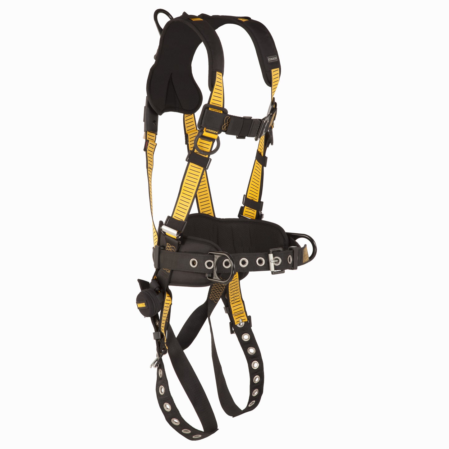 DXFP532131(L-XL) DEWALT D3000 HARNESS Vest Style, w/belt 5-Point, Back and Side D-Rings, QC Chest, TB Legs