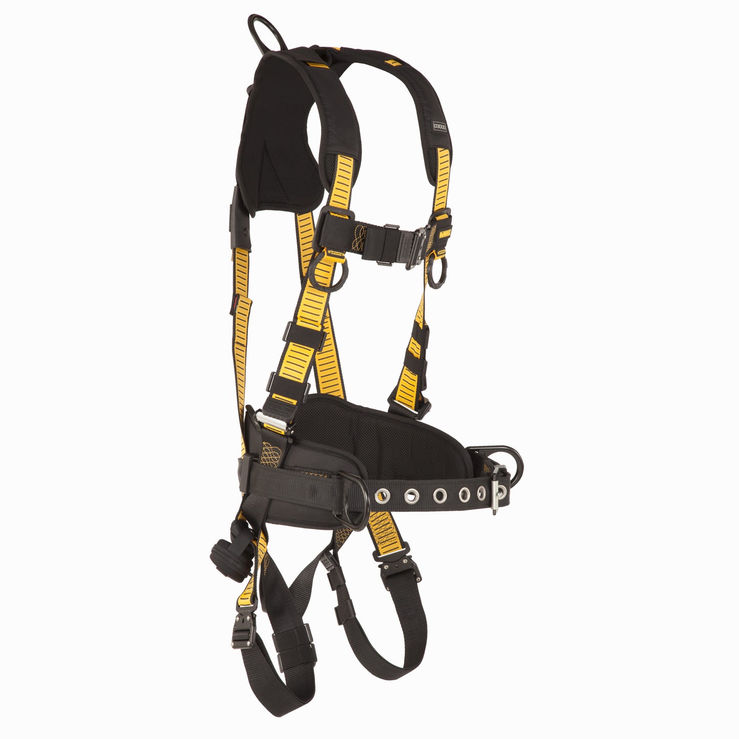 DXFP532132(L-XL) DEWALT® D3000 HARNESS Vest Style, w/belt 5-Point, Back and Side D-Rings, QC Chest, QC Legs