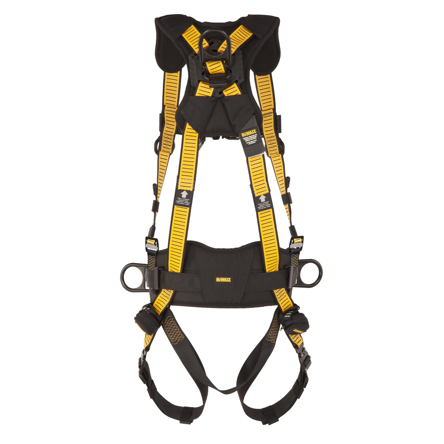 DXFP532152(L-XL) DEWALT® D3000 HARNESS Vest Style, w/belt 5-Point, Back, Front and Side D-Rings, QC Chest, QC Legs