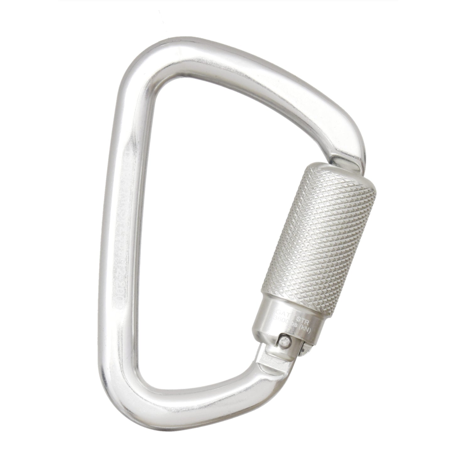 DXFP915001 DEWALT Carabiner Standard Self-Locking, Aluminum, 1/4 in.(6.35 mm.) Turn, .83 in (21 mm.) Gate Opening – ANSI