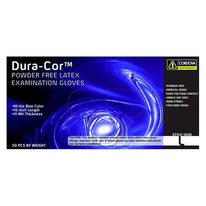 Cordova Dura-cor™ 11-mil, Dark Blue Latex, Ex #4030 - 4030S image 2