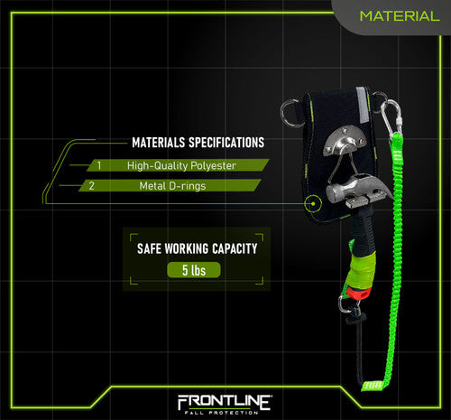 Frontline Fall HH05SW Frontline ToolGrip 5 lbs Swiveling Hammer Holster with Side D-Rings product image