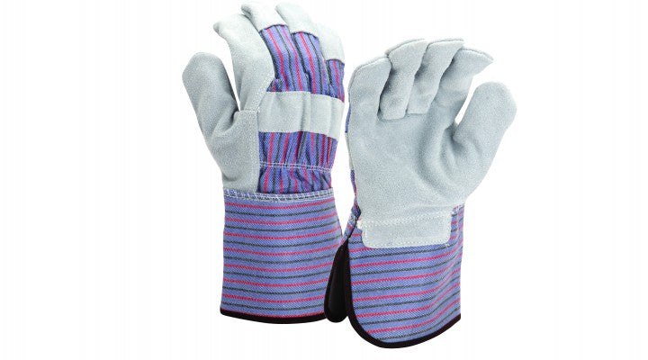 Pyramex GL1002W - Select Split Cowhide Leather Palm + Gauntlet Cuff Cut-Resistant Gloves Large Polybag model GL1002WL