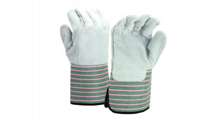 Pyramex GL1005W - Full Back Select Split Cowhide Leather Palm + Gauntlet Cuff Cut-Resistant Gloves Large model GL1005WL