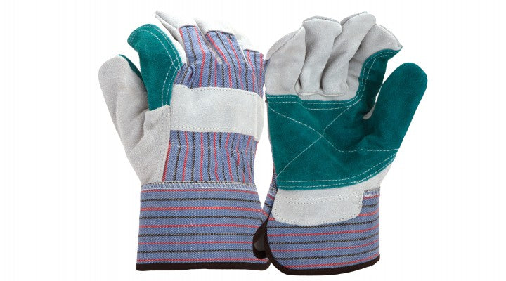 Pyramex GL1006W - Select Split Cowhide Leather Palm + Safety Cuff Cut-Resistant Gloves Large model GL1006WL