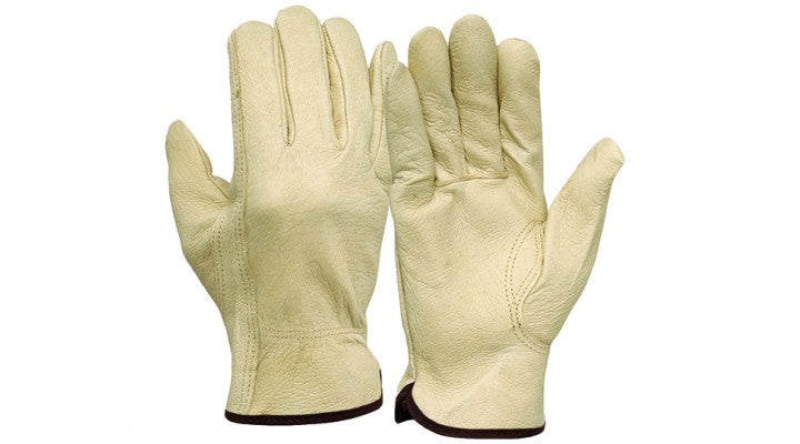 Pyramex GL4001K - Select Pigskin Driver Leather Work Gloves Small model GL4001KS