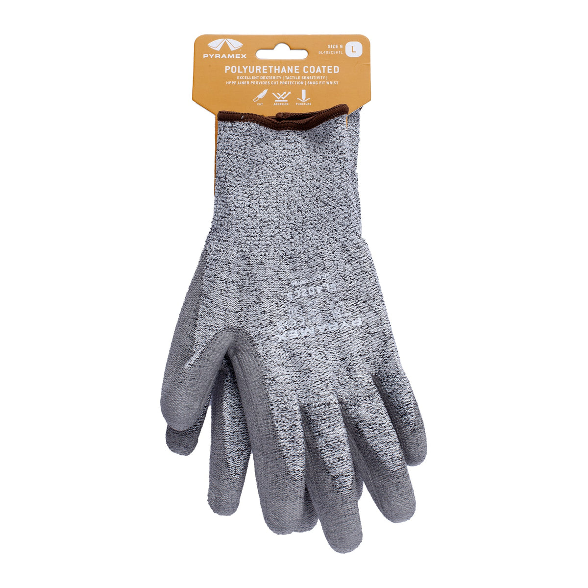 Pyramex GL402C5 - Polyurethane A4 Cut Safety Workwear X-Small Polybag model GL402C5XS