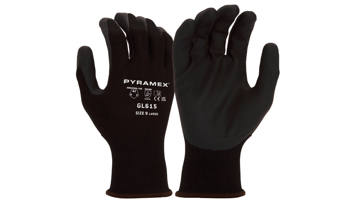 Pyramex GL615 - Value Micro-Foam Nitrile Safety Workwear Small Polybag model GL615S