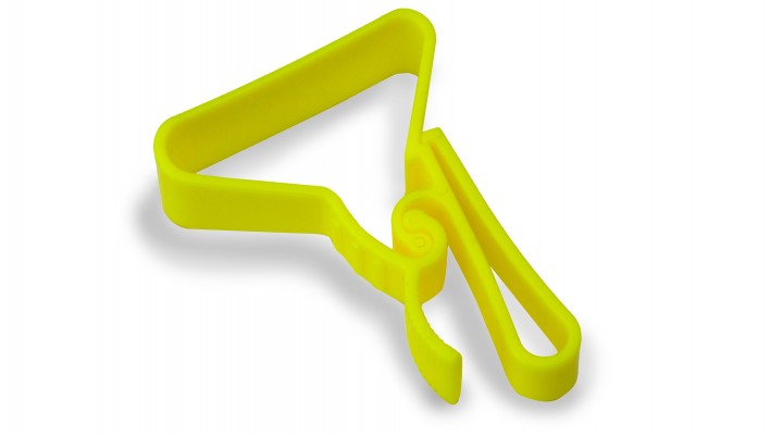 Pyramex Hard Hat Clips Hard Hats Lime model HHC120