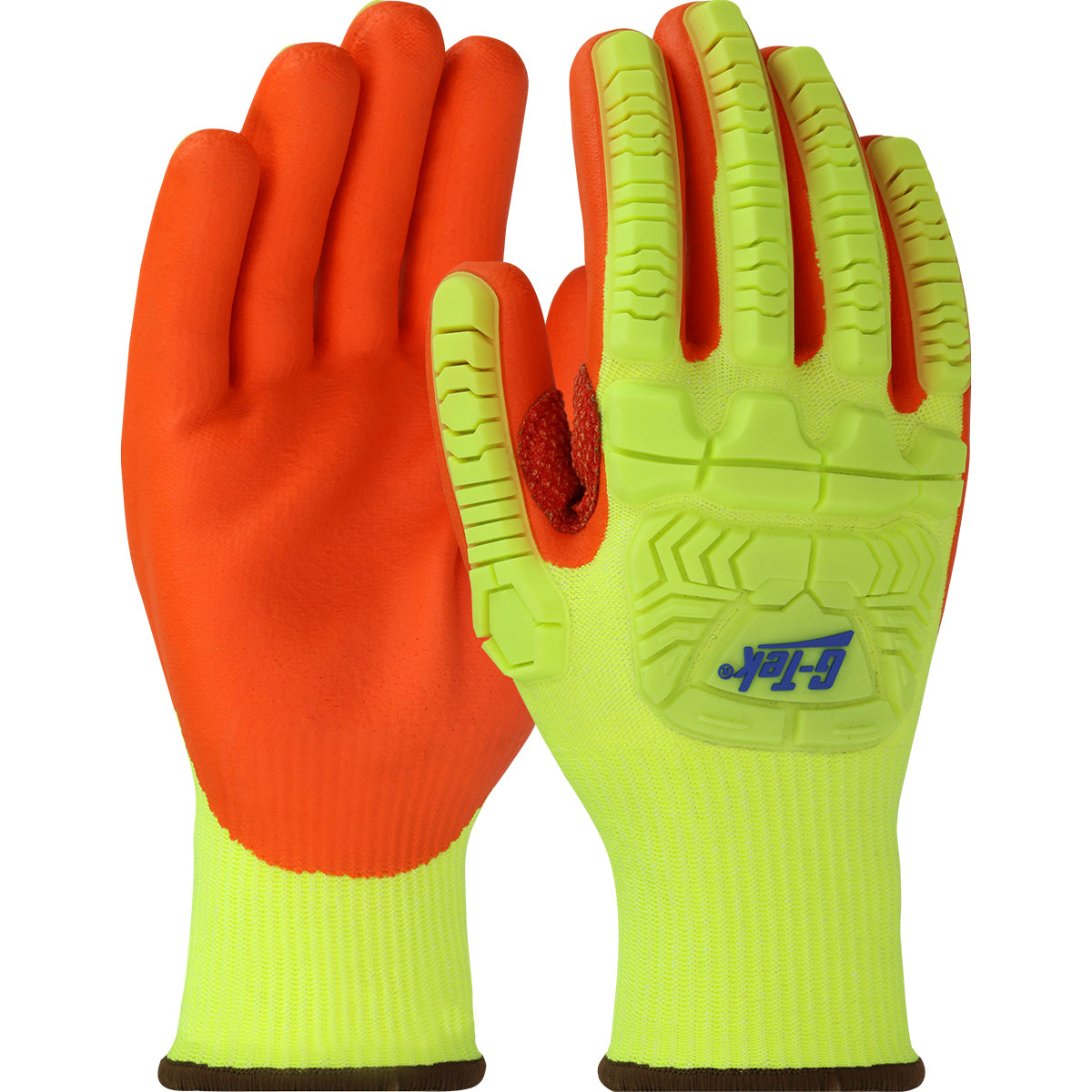 PIP HVY710HSNFB glove - impact protection - Hi-Vis Yellow