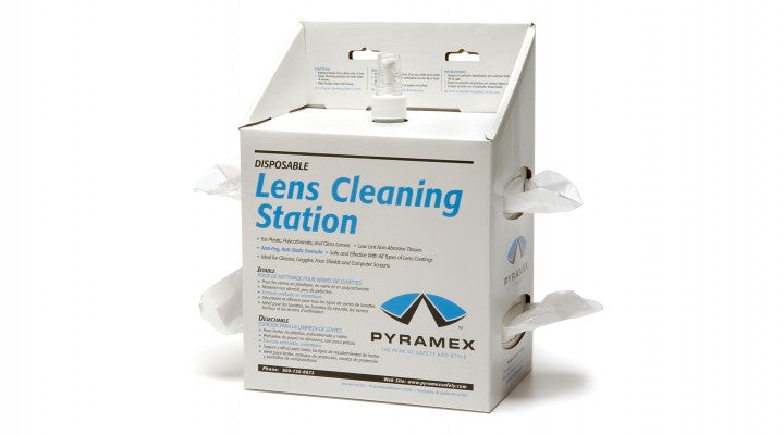 Pyramex Lens Cleaning Station Safety Eyewear Accessories 16 oz. - 1200 Tissues model LCS20