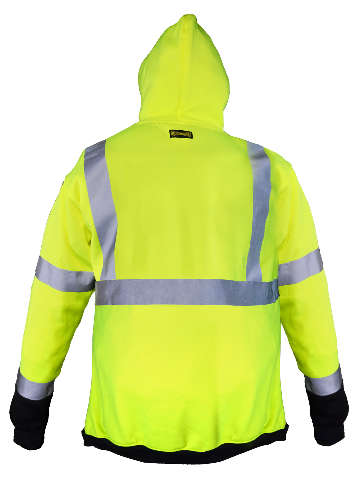 Occunomix 9 OZ BLACK BOTTOM PULLOVER HOODIE - Type R Class 3 Hi-Vis Jackets Yellow M model LUX-CSWHBK-YM